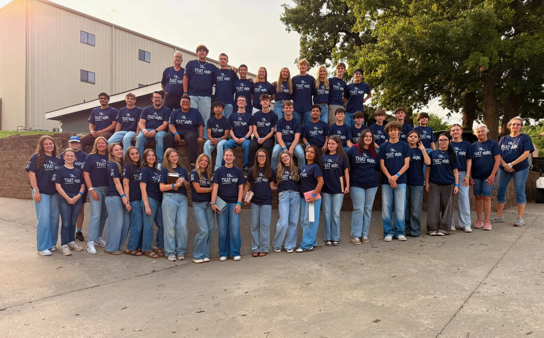 Dale Baptist Church group at Falls Creek 2026